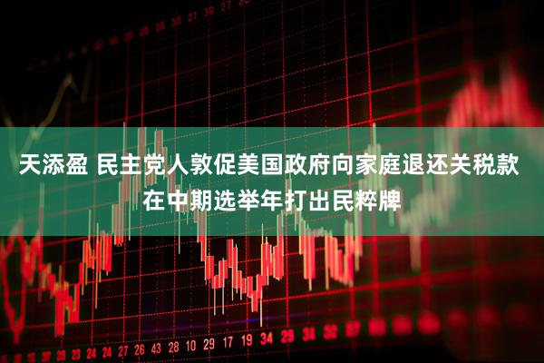 天添盈 民主党人敦促美国政府向家庭退还关税款 在中期选举年打出民粹牌